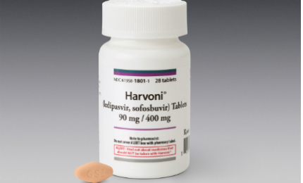Harvoni is a two-drug fixed-dose combination product containing 90mg of ledipasvir and 400mg sofosbuvir.
