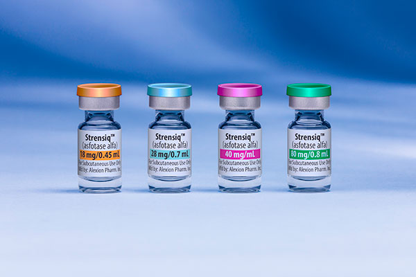 Strensiq (asfotase alfa) is the first FDA approved drug for the treatment of hypophosphatasia (HPP).